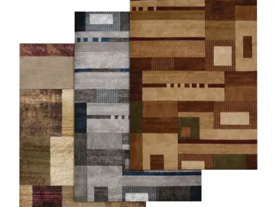 Rug Set 731 3D model