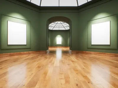 Art Gallery 008 UE4 3D model