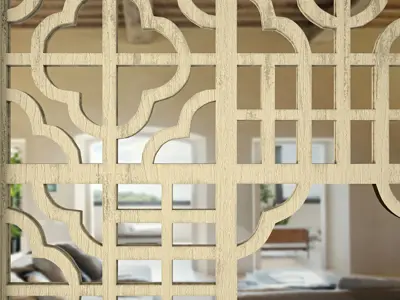 Mirror Screen Wall Art 3D model