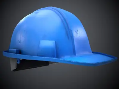 Hard Hat Low-poly 3D model