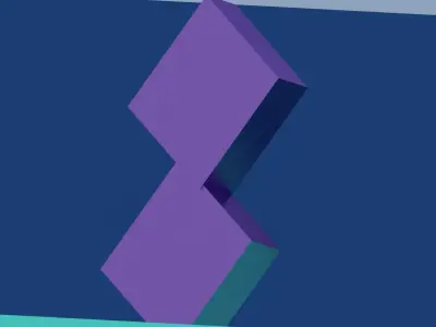 Simple Abstract Statue Free low-poly 3D model