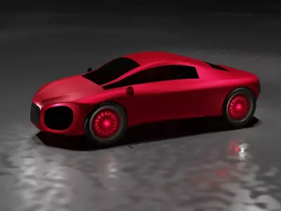 stylish car 3D model