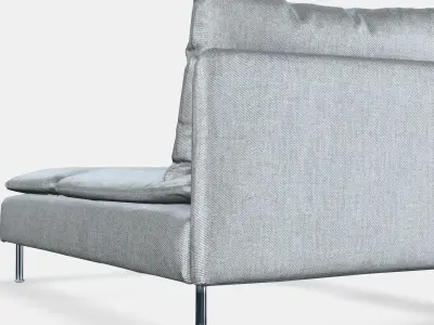 SODERHAMN Lounge chair Low-poly 3D model