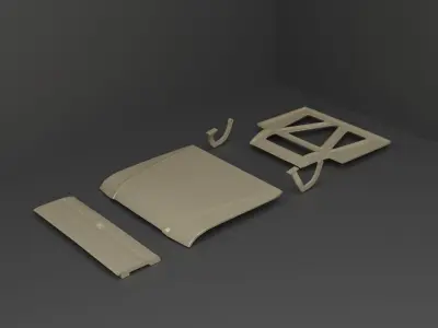 2004 Toyota Sport Cruiser 3D print model