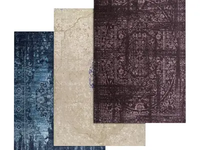 Rug Set 1583 3D model