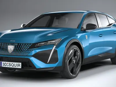 Peugeot 408 2023 3D model