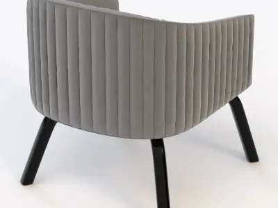 Lolita Stripe Armchair 3D model