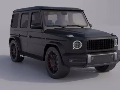 Generic Luxury SUV 2 Low-poly 3D model