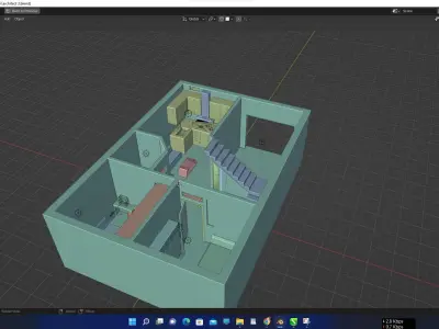 home interior 3d model  3D model