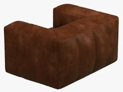 Restoration Hardware Fulham Leather Chair 3D model