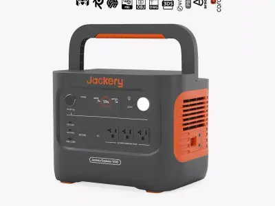 Jackery Explorer 1000 v2 Portable Power Station 3D model