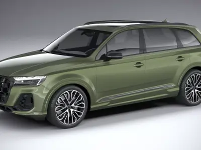 Audi SQ7 2025 3D model