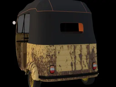 Tricycle tuk tuk 3D model