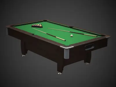 Pool Table Jalano Low-poly 3D model