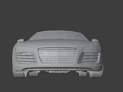 3d car audi 3D print model