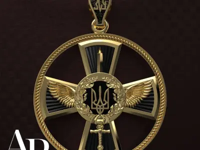 Ukranian Army Emblems 3D print model