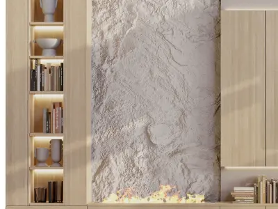 Tv Wall Set 06 Low-poly 3D model