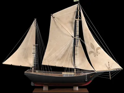 Model of ship Versengold 3D model