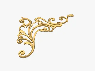 Classic decor ornament 259 3D model