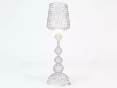 Kartell Kabuki Floor Lamp - Crystal 3D model