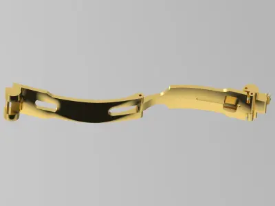 gold lock gl0007 3D print model