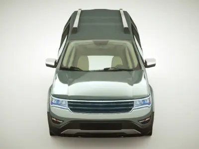 Generic Wagon v1 Low-poly 3D model