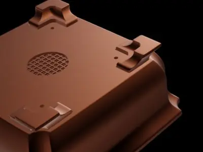BONSAI POT SQUARE 006 3D print model