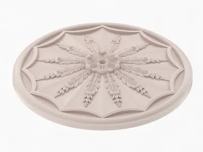 Classic Ceiling Medallion 59 3D model