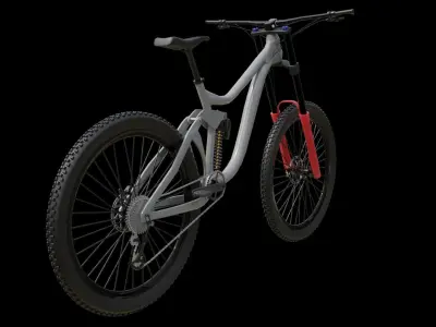 Mountain Bike MTB bicycle downhill 3D model 3D model