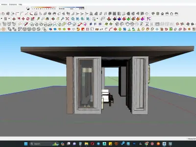 Pavilion 3d model 3D model