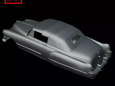 Cadillac Deville Convertible 1948 3D model