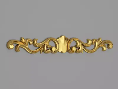 Classic Carved 006 3D model