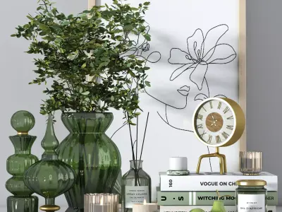 Decorative set 09 3D model