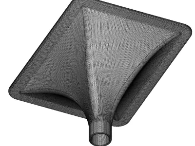 Speaker Horn Duct 3D print model