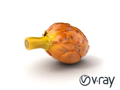 Realistic Jerusalem Artichoke High Detail model pack Low-poly 3D model