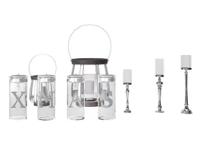 Accessories set 19 3D model