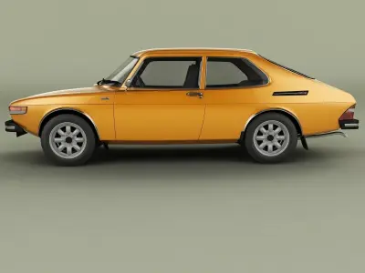 Saab 99 Combi Coupe 3D model