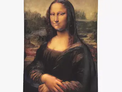 GIOCONDA by LEONARDO DA VINCI for 3D printing 3D print model 3D print model