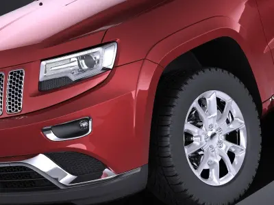 Jeep Grand Cherokee 2016 VRAY 3D model