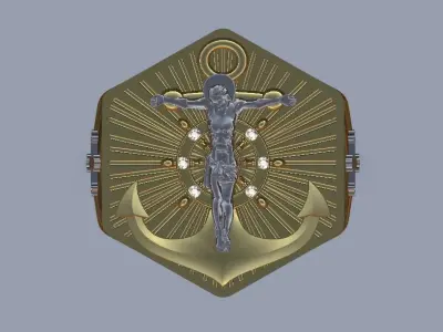 signet ring 3D print model