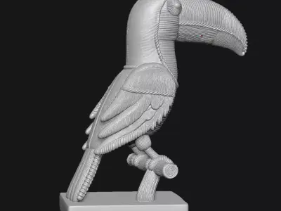 Toucan 3D print model
