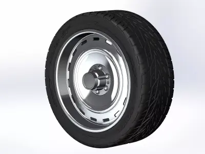 Custom wheels US Mags Sierra for your scale model 3D print model