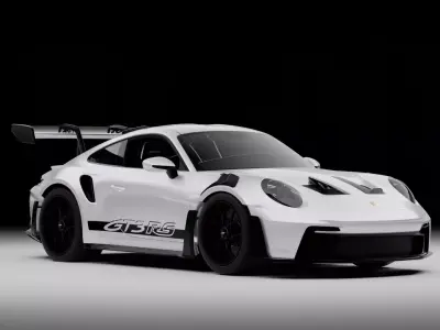 Porsche gt3rs 3D model