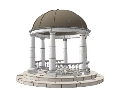 Gazebo Free 3D model purchase