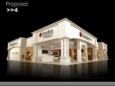 Exhibition - Area - 24X29-3DMAX2009-02 3D model