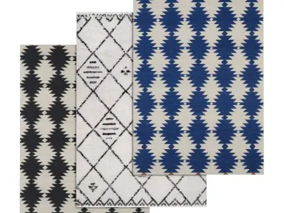 Rug Set 1265 3D model
