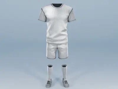 Soccer uniform 3D model