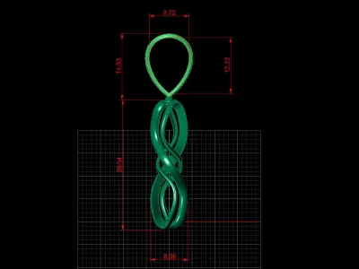 Pendant 5462 3D print model