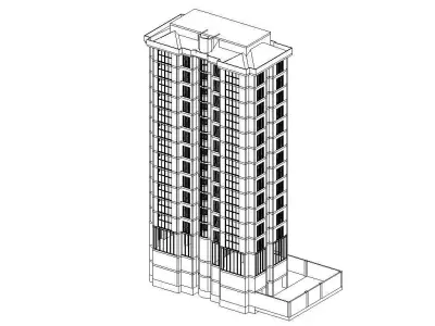 Apartment Project Revit Model 3D model