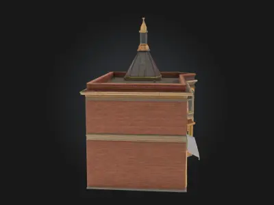 Arkham Bank Building Model  Gothic Grandeur Meets Financial  3D model